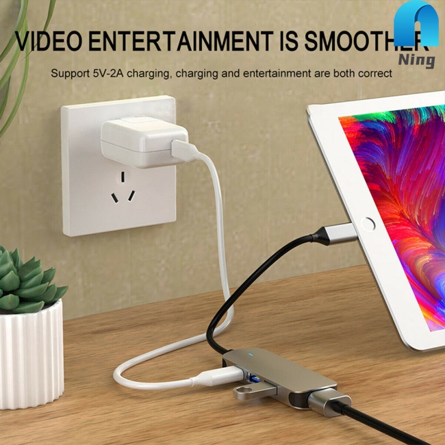 Đầu Chuyển Đổi Cổng Type C Sang Hdmi 4 Trong 1 Chuyên Dụng