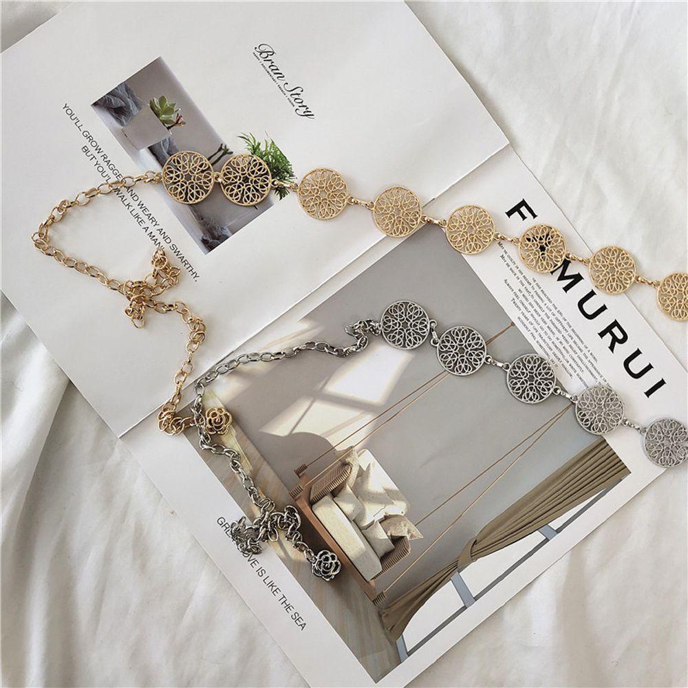 MXGOODS Dây Xích Thắt Lưng Thiết Kế Đục Lỗ Thanh Lịch Thời Trang Mùa Hè Cho Nữ