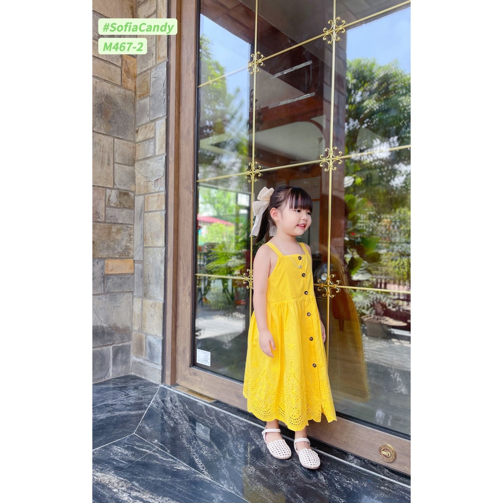 VÁY SOFIA HAI DÂY CHÂN REN