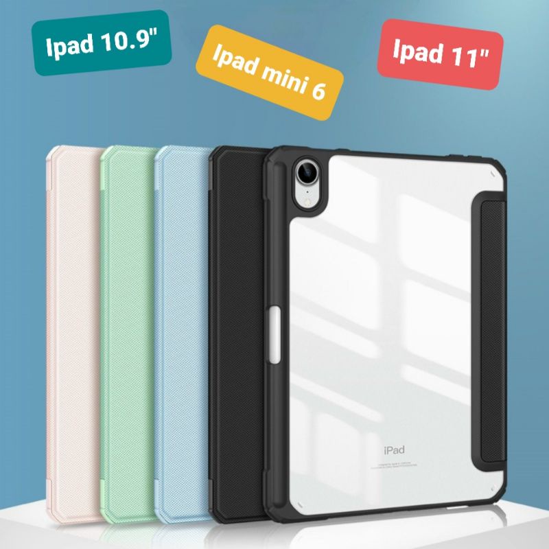 Bao da Toby Series Case cho iPad Mini 6/ 10.2 inch/ 10.9 inch/ Pro 11 inch 2020/21 chính hãng Dux Ducis
