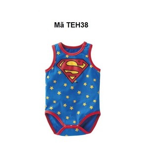 Bộ sưu tập body siêu nhân chất cotton cho bé