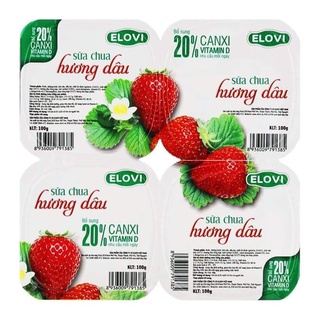 Sữa chua Elovi Thùng 48 Hộp x 100g, Date mới hàng ngày. CHỈ BÁN HÀ NỘI