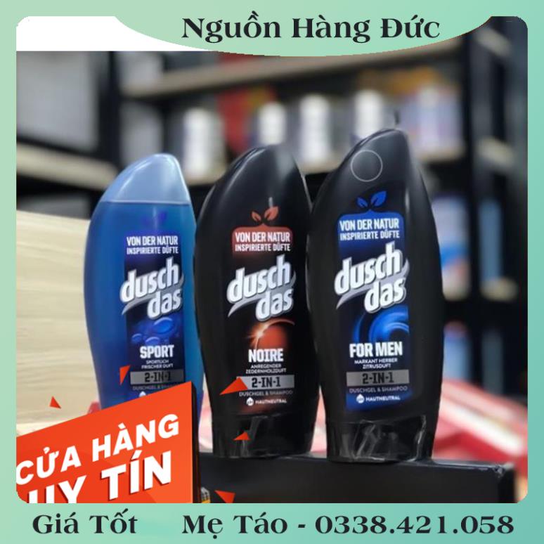 [auth] Sữa tắm gội 2in1 DUSCHDAS cho Nam và Nữ của Đức 250ml [Hot]