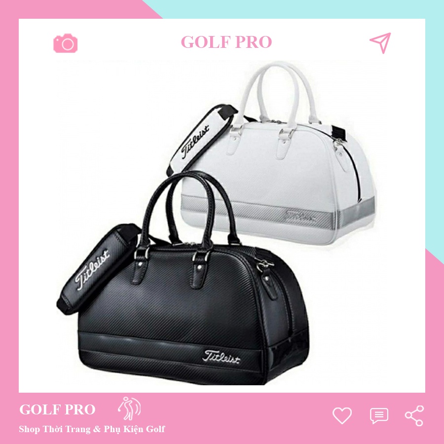 Túi đựng quần áo golf bag thể thao Titleist 2 tầng có ngăn để giày riêng biệt shop GOLF PRO TD019