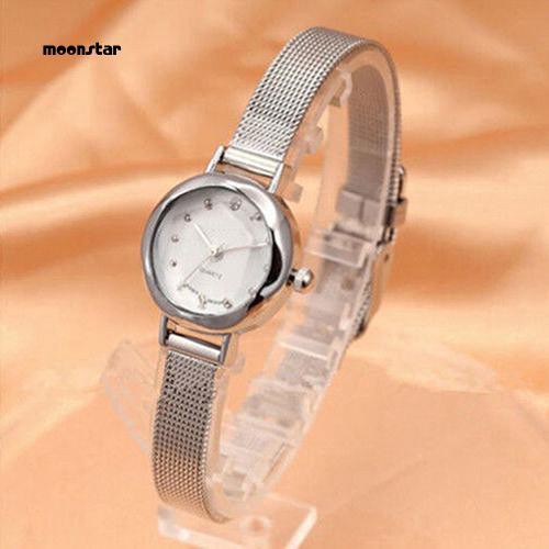 Đồng hồ dây thép lưới mảnh thời trang nữ