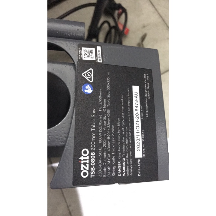 CƯA BÀN MINI OZITO TSB-0808