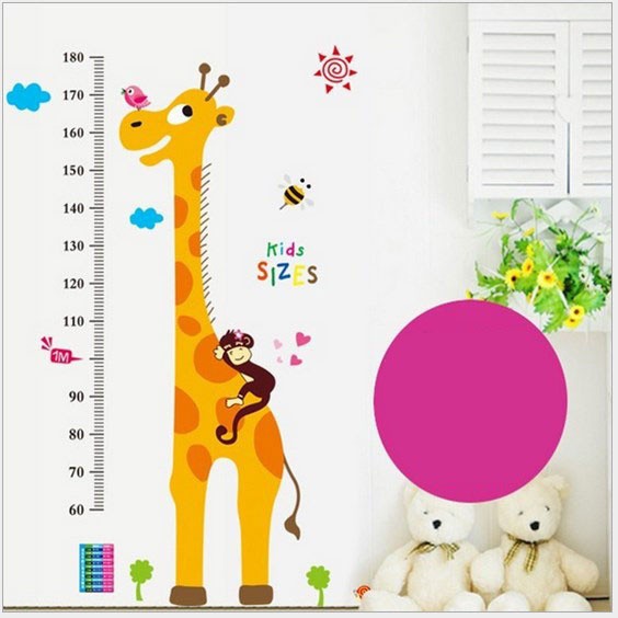 Decan dán tường thước đo chiều cao cho bé 1183 Siêu Thị Giá Rẻ VP88