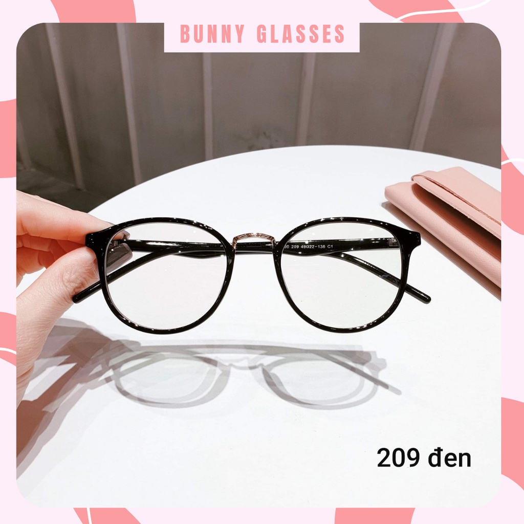 Kính Gọng Cận Siêu Dẻo dáng tròn G209 full màu Kính Gọng Dẻo Bunny