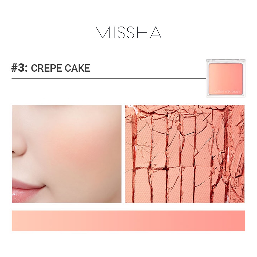 [Mã COSDEP -8% ĐH250k]Phấn Má Hồng MISSHA Cotton Mix Blusher 4g | BigBuy360 - bigbuy360.vn