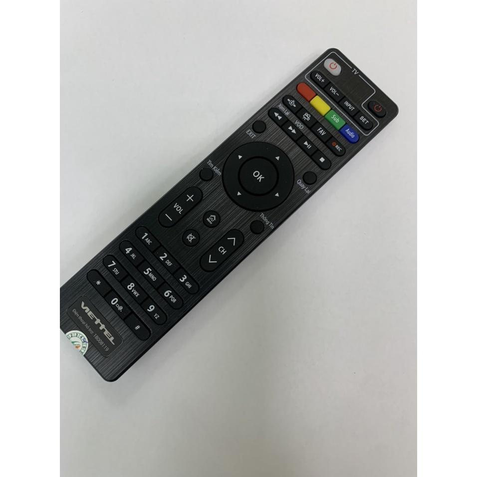 Điều khiển IR Set Top Box Viettel đời mới nhất - Remote box Viettel sử dụng đầu box viettel loại đẹp