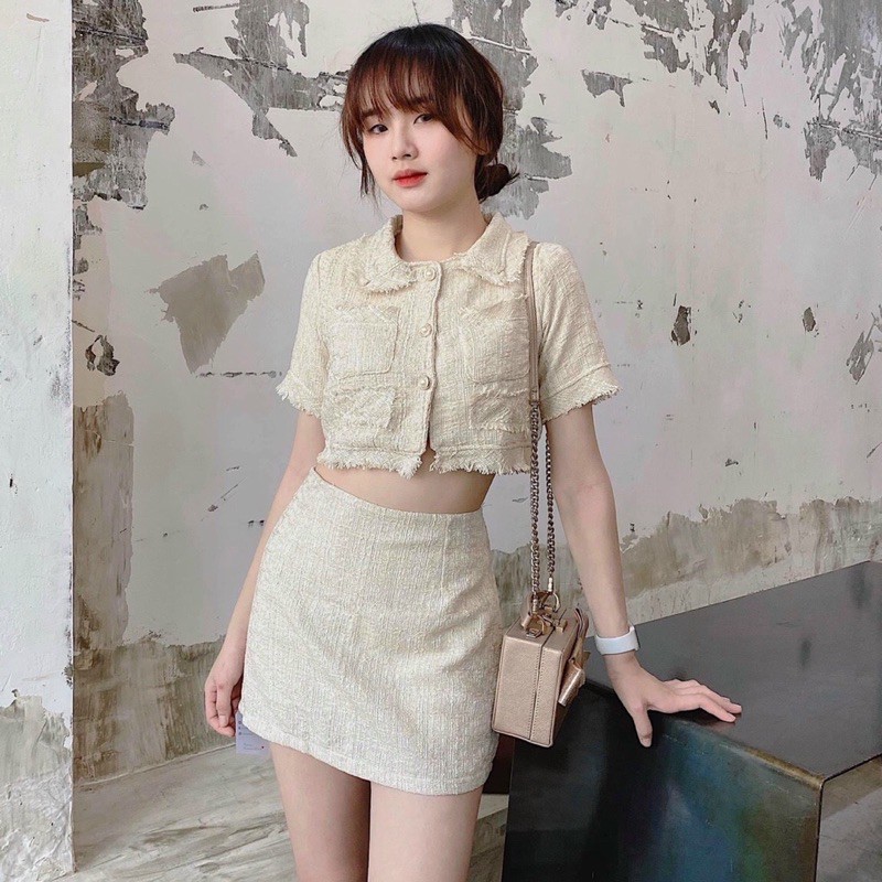 SET BỐ CROPTOP x CHÂN VÁY A 🦋