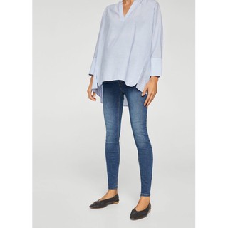 Quần Jeans Mango Auth size M cho mẹ bầu