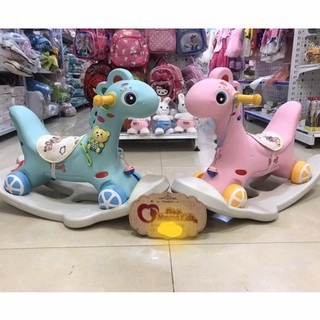 Ngựa bập bênh 🔥FREESHIP🔥 Giảm ngay 5k khi nhập Xe chòi chân Ngựa bập bênh 2in1 cho bé