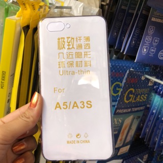 Oppo A3S ốp lưng dẻo silicon trong suốt siêu mỏng