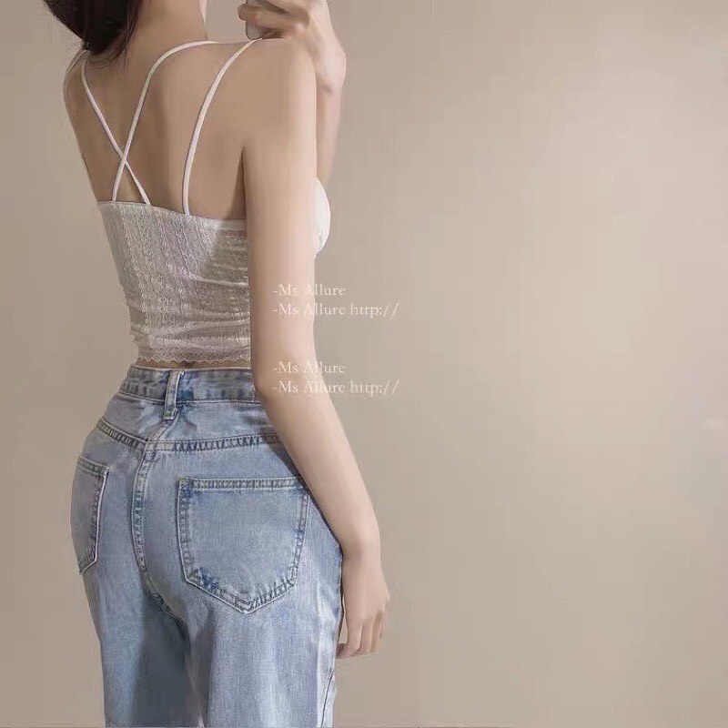 Che tên sp, Áo bra ren cao cấp dây kép sẵn đệm ngực V3