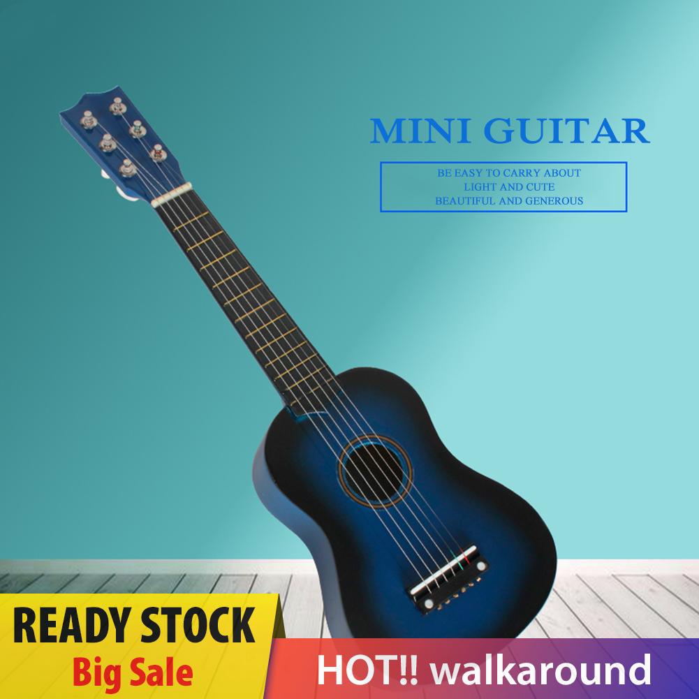 Đàn ukulele 6 dây mini 21 inch cho bé/ người mới bắt đầu