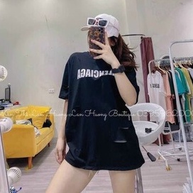 Áo phông rách cá tính in chữ