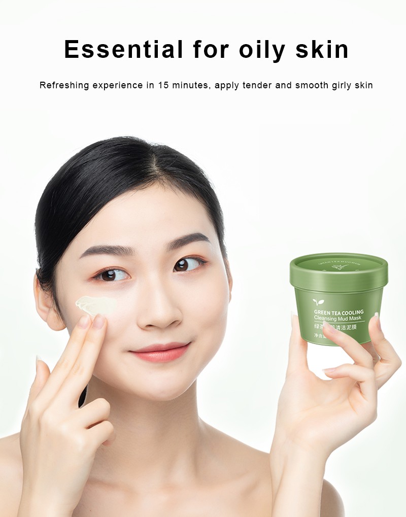 [Hàng mới về] Mặt Nạ Bùn Tinh Chất Trà Xanh Loại Bỏ Mụn Đầu Đen Làm Sạch Sâu Se Khít Lỗ Chân Lông Hiệu Quả Alex | BigBuy360 - bigbuy360.vn