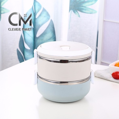 Hộp cơm giữ nhiệt lõi inox 2 tầng Lunch Box
