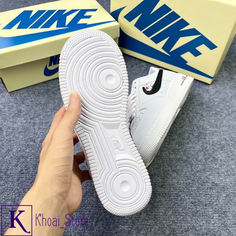Giày Air Force AF1 Trắng Vệt Đen Hàng Cao Cấp Full Size Full Box Free Ship