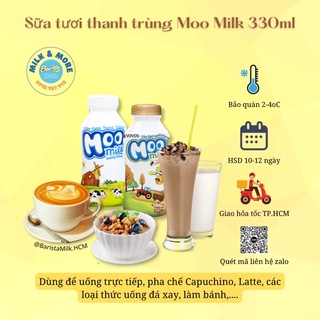 Sữa tươi thanh trùng Moo 300ml ( Moo milk 300ml )