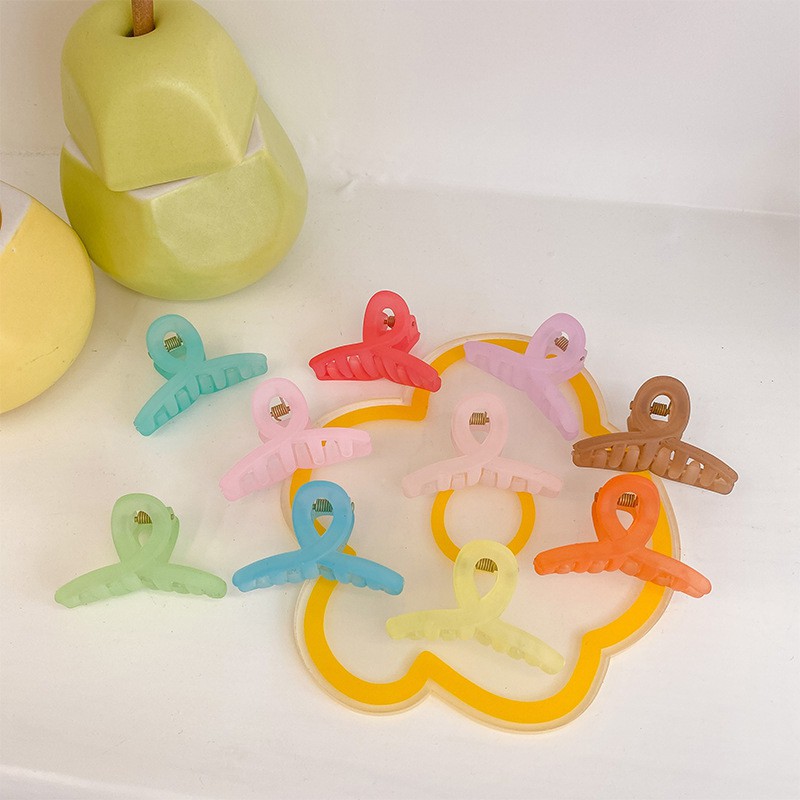 Kẹp Tóc Nhựa Màu Sắc Dễ Thương Xinh Xắn Cho Bé Gái