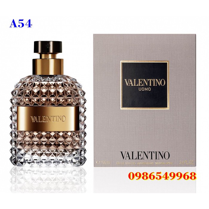 Nước hoa nam Valentinoo Uomo 100ml - Tặng vòng tay