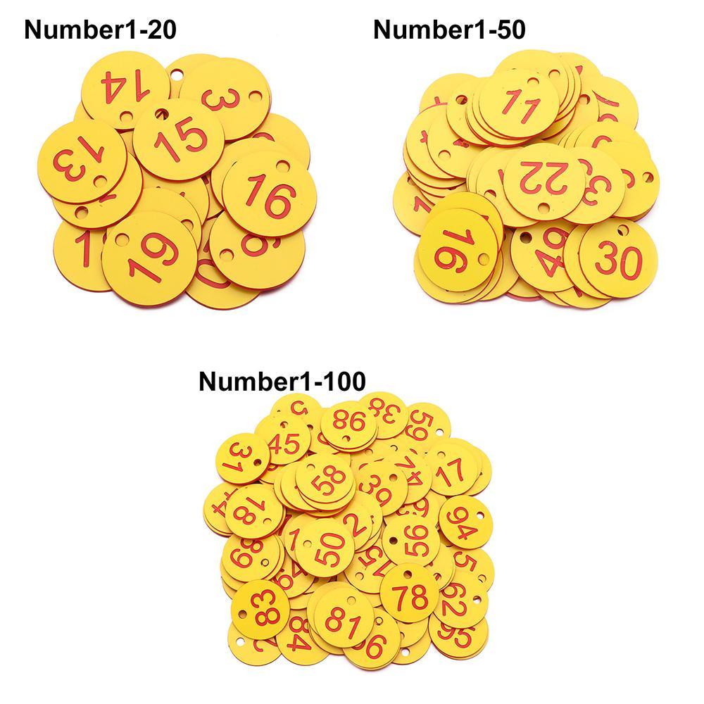 Set 20 / 50 / 100 Thẻ Số Tiện Lợi Cho Nuôi Ong