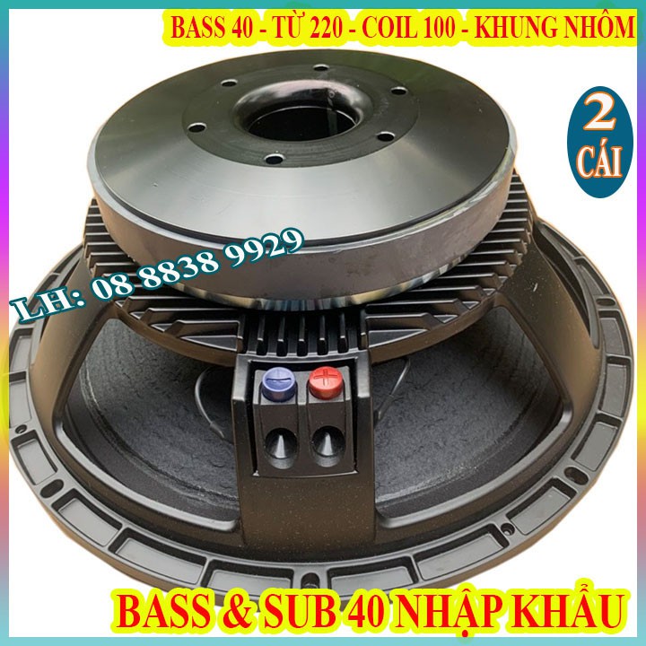 CẶP CỦ SUB &amp; BASS 40 RCF COIL 100 TỪ 220 CAO CẤP NGOẠI NHẬP - GIÁ 2 LOA