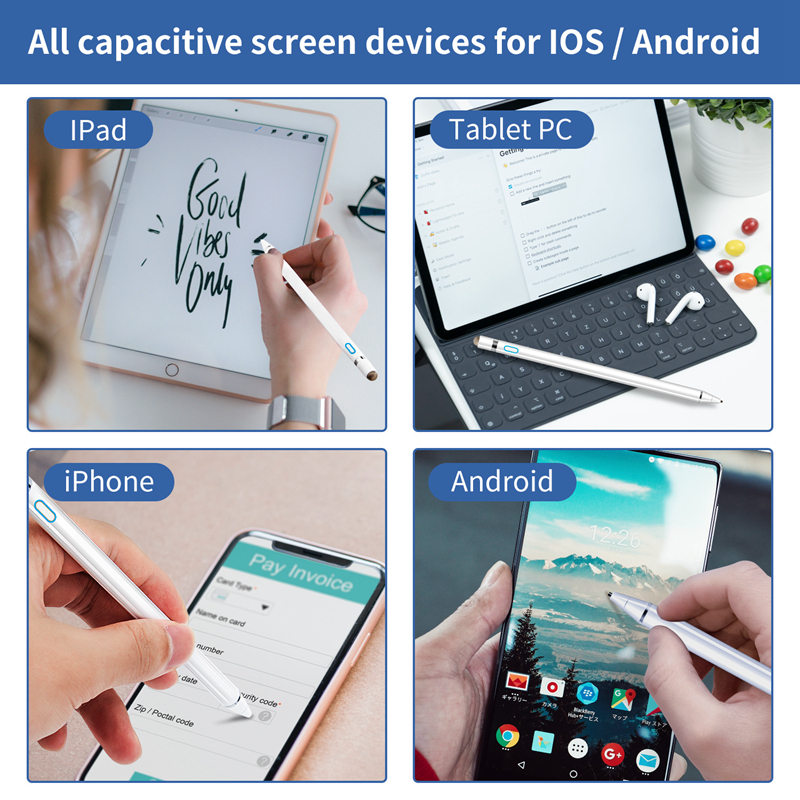 Bút Cảm Ứng Bằng Đồng Có Thể Sạc Được Cho Ios Android Windows