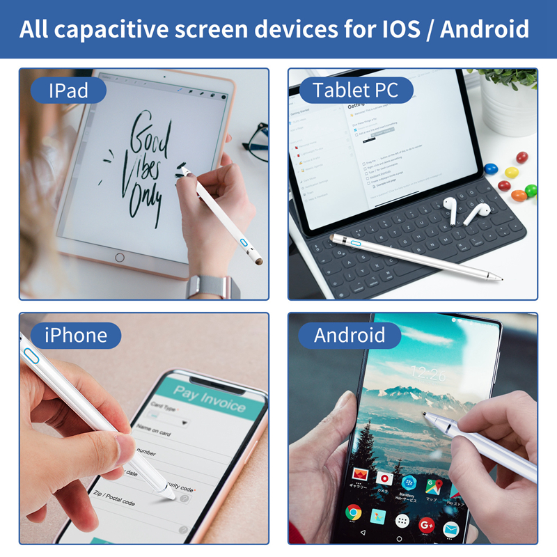 Bút Cảm Ứng Có Thể Sạc Lại Cho Điện Thoại Máy Tính Bảng
