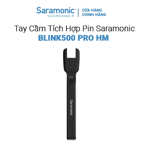 Tay Cầm Micro Thu âm Saramonic Blink500 Pro HM - Tích Hợp Pin - Bảo Hành Chính Hãng 12 tháng