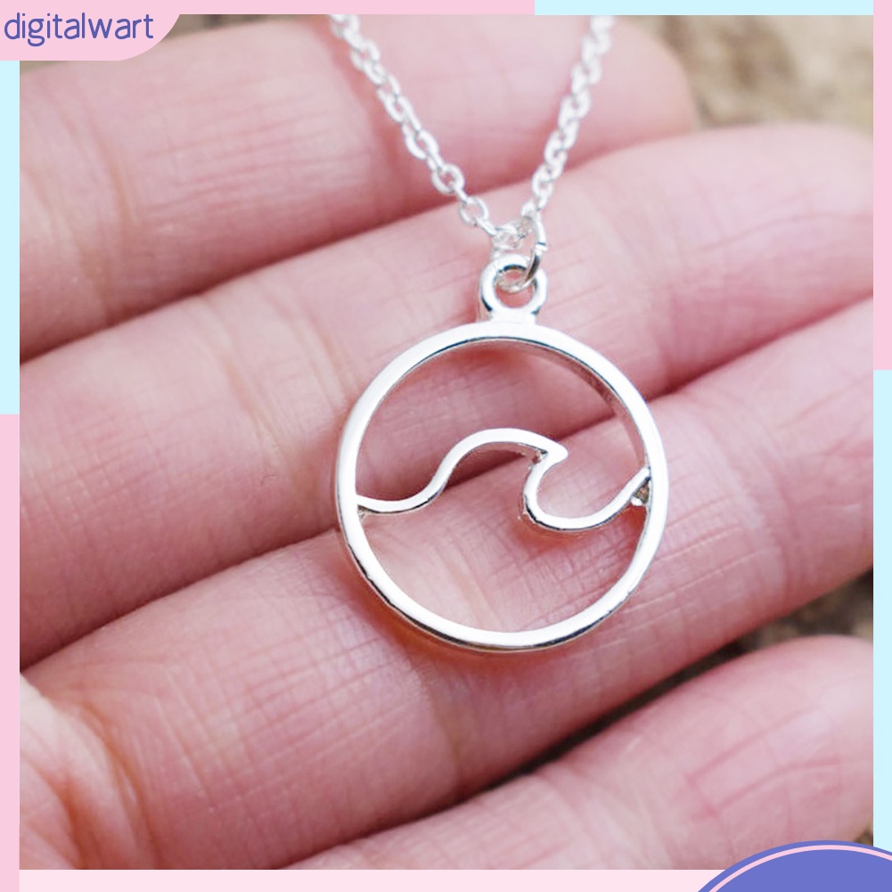 Dg✌❤Vòng cổ MặT HìNh SóNg BiểN ThờI Trang Cho Nữ