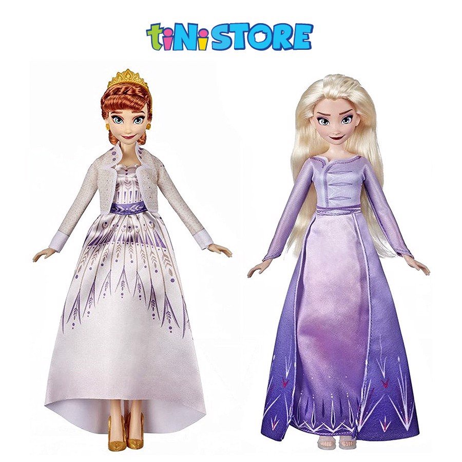 Đồ chơi bé gái Hasbro bộ búp bê thời trang hoàng gia nữ hoàng băng giá Anna &amp; Elsa Frozen 2 F2063