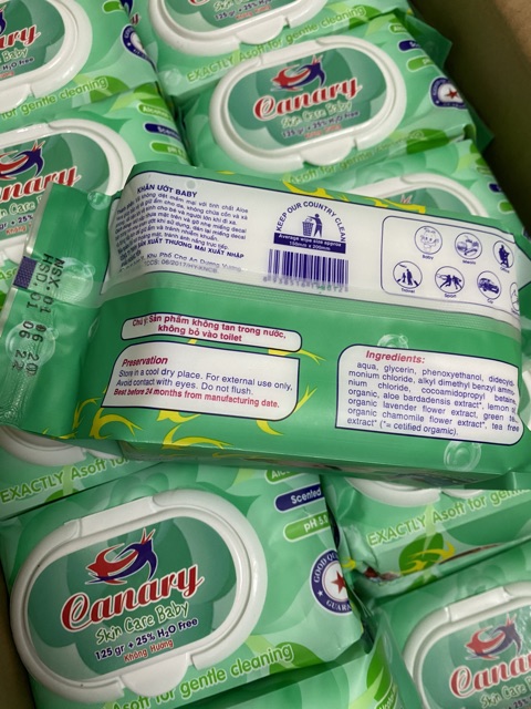 Khăn ướt Canary Skin Care Baby