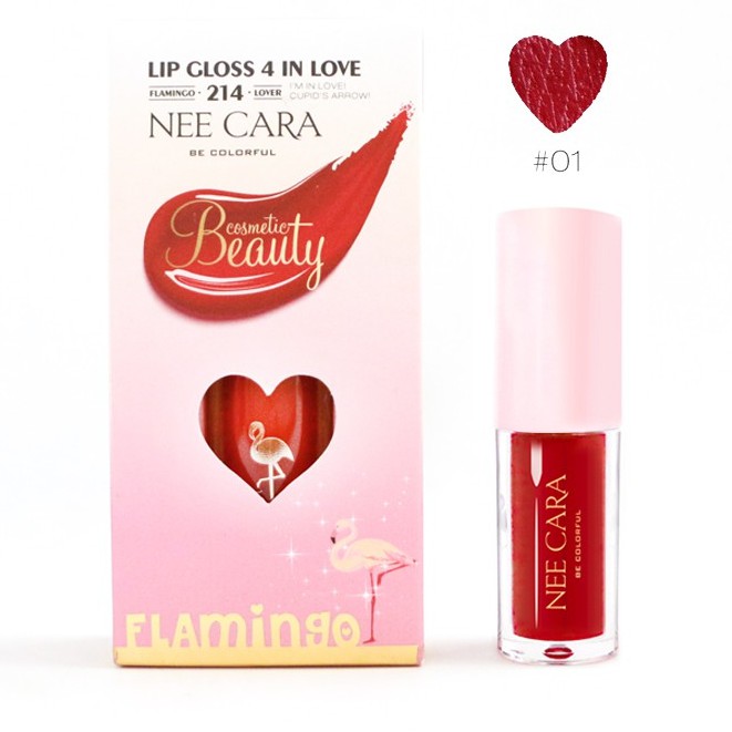 SON KEM NEE CARA FLAMINGO LIP Lip Gloss GLOSS 4 IN LOVE (N216)
