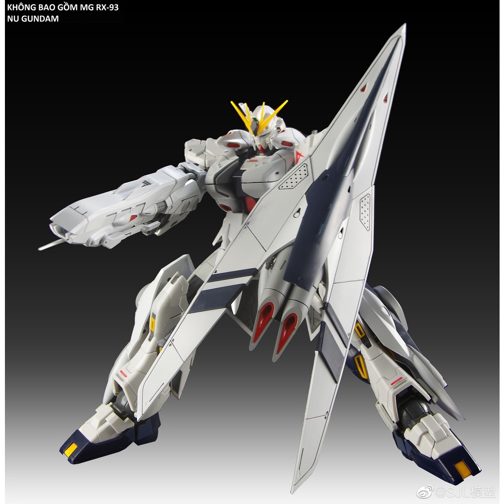 Phụ Kiện Bộ Giáp Nâng Cấp FA-93S Full Armor Nu Gundam SJL Mô Hình Đồ Chơi Lắp Ráp Anime