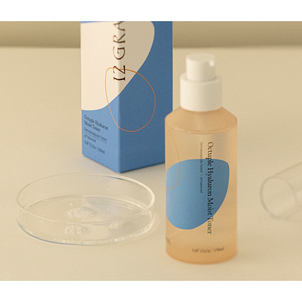 Nước hoa hồng dưỡng da 12GRABS Octuple Hyaluron moist Toner