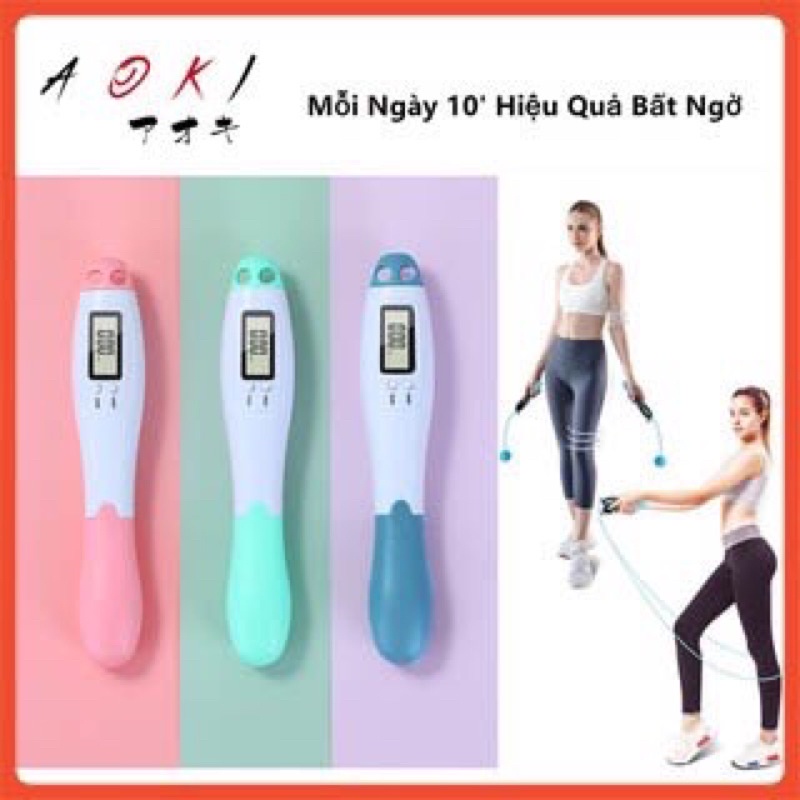 Dây nhảy đếm số vòng tự động tập thể thao tiện lợi