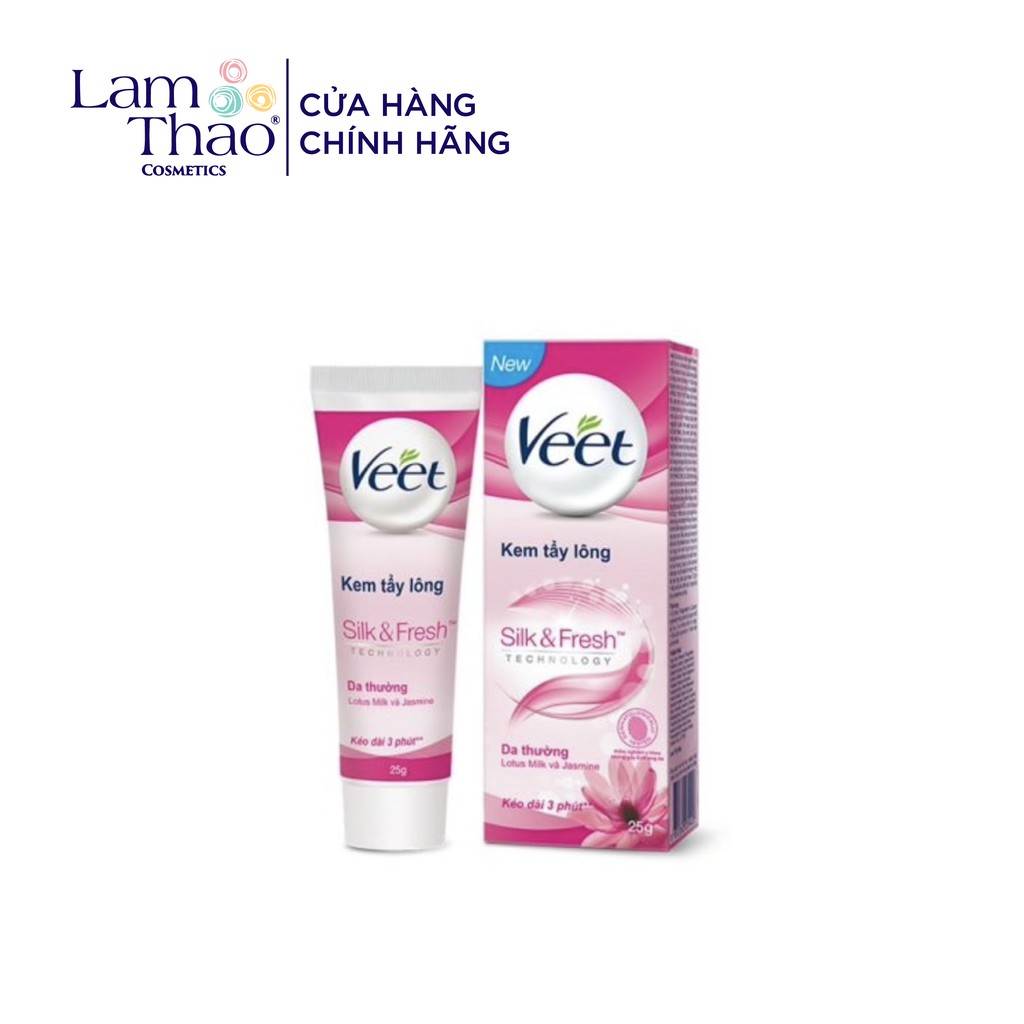 Kem Tẩy Lông Cho Da Thường Veet Silk &amp; Fresh