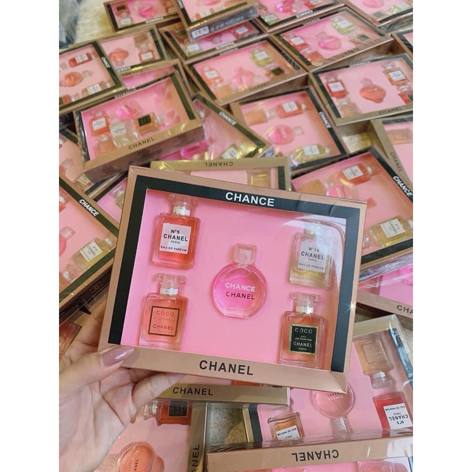 SET 5 CHAI NƯỚC HOA CHA.NEL MINI | Thế Giới Skin Care