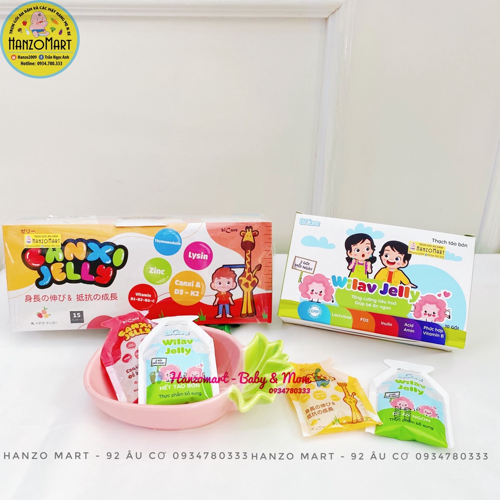 Thạch dinh dưỡng CANXI JELLY Bicare tăng chiều cao, tăng sức đề kháng, ăn ngon cho bé