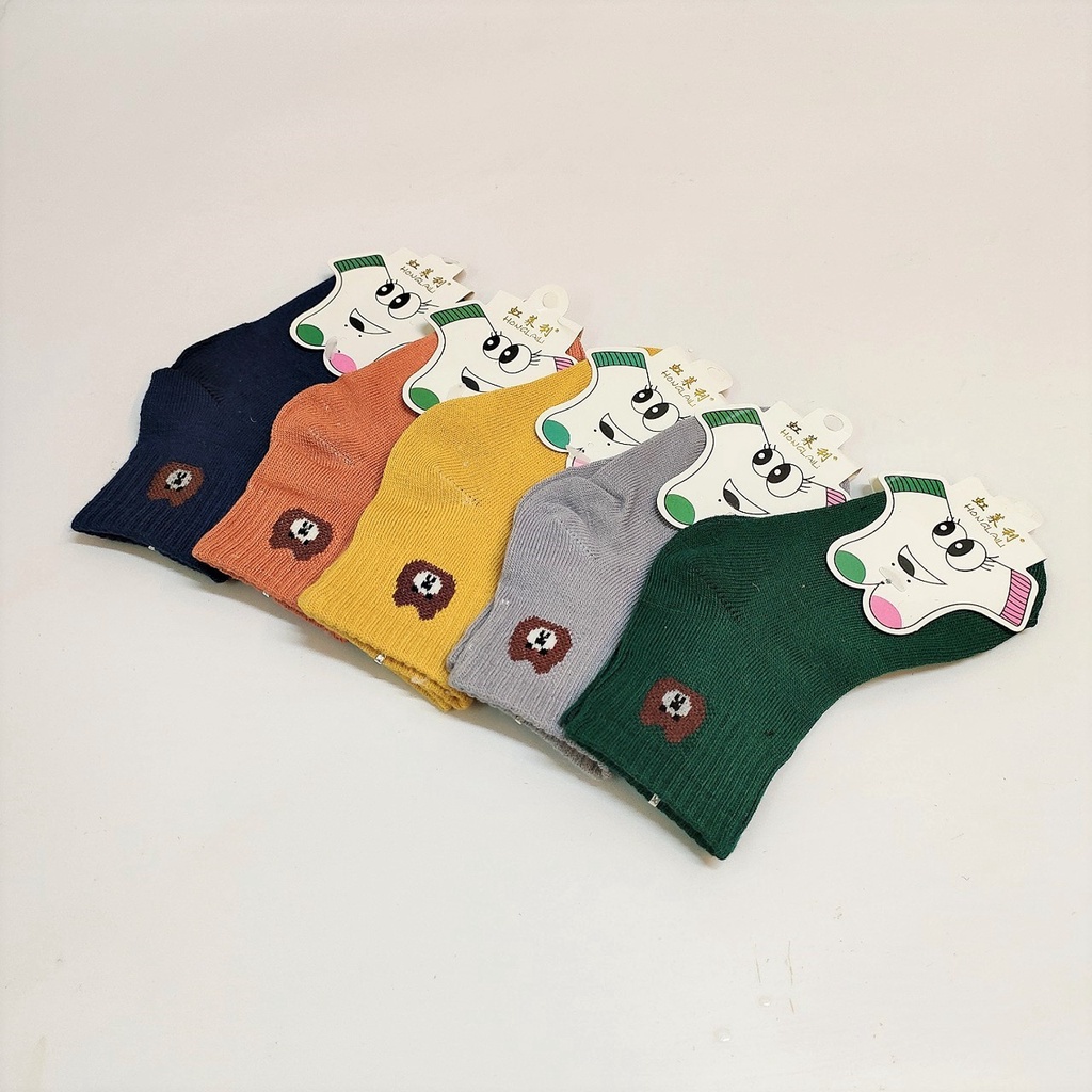 Tất trẻ em tất cho bé Phương Linh 86 shop cotton 100% chống trượt trơn 8 màu cho bé trai, bé gái đi thu đông cực xinh