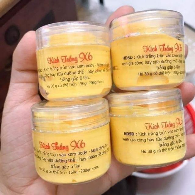 Kem kích trắng x6