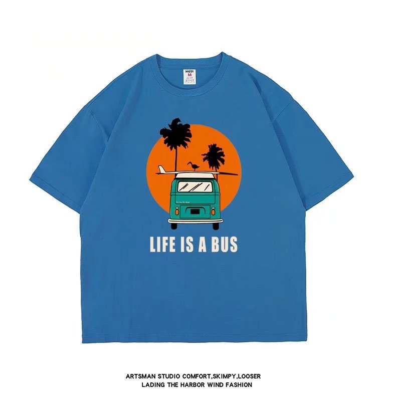 Áo Thun Nam Tay Ngắn In Chữ M-8XL Mới