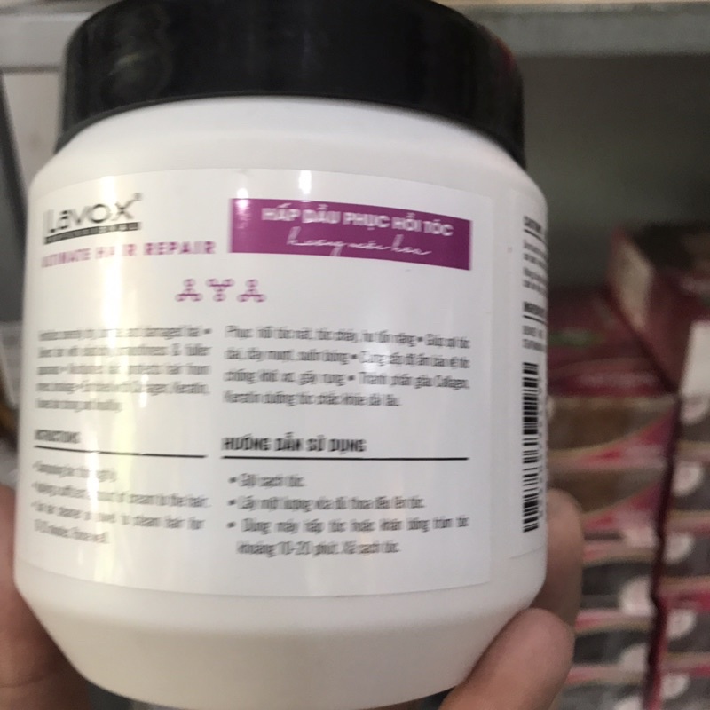 Hấp dầu LAVOX COLLAGEN KERATIN 500ml
