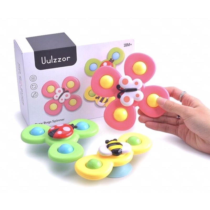 Set 03 Con Quay Đồ Chơi Spinner Bằng Nhựa ABS Cao Cấp Cho Bé!