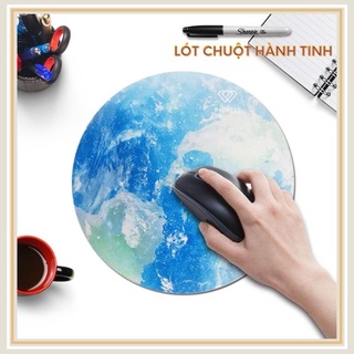 Miếng lót chuột hành tinh tròn chống trượt nhỏ gọn cho laptop máy tính