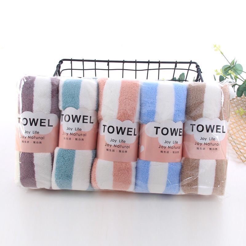 Khăn mặt lông cừu siêu mềm mịn kích thước 30x50cm xuất Hàn_𝐏𝟒𝟎