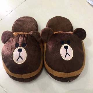 DÉP THÚ BÔNG NGƯỜI LỚN GẤU NÂU